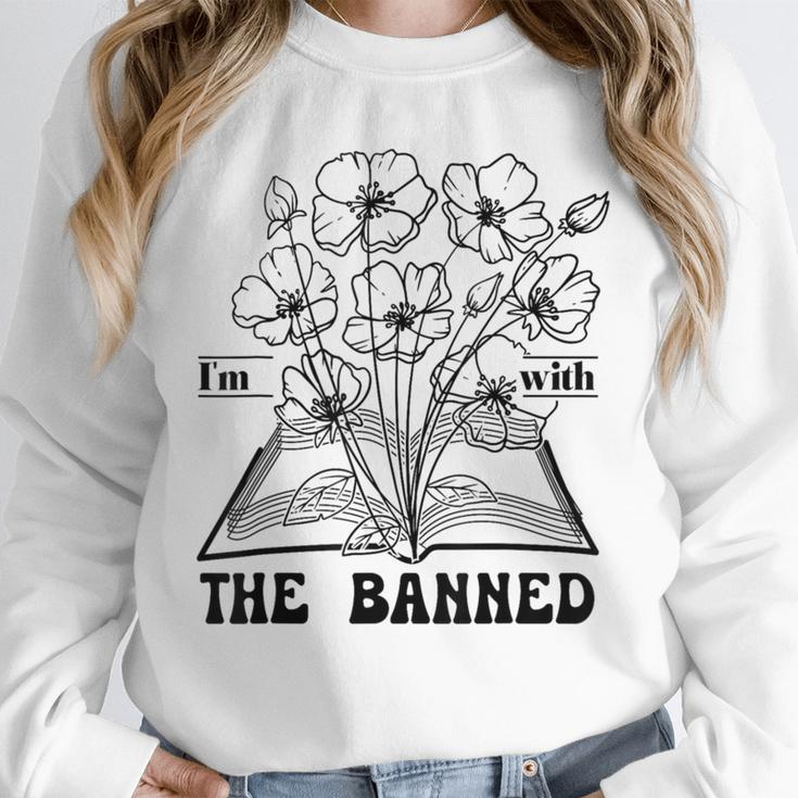 I'm With The Banned Banned Book Club Unisex Sweatshirt I'm With The Banned Banned Book Club Unisex Sweatshirt