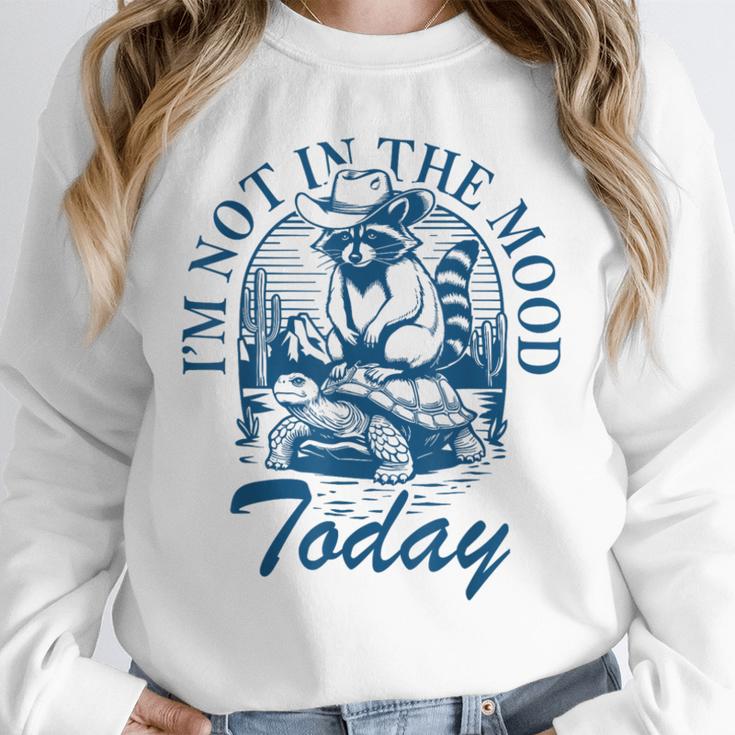 I’m Not In The Mood Today Anti-Social Moody Introvert Humor Unisex Sweatshirt