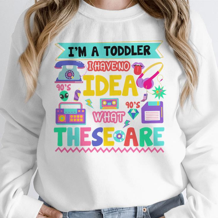 I'm A Toddler I Have No Ideas Retro Vintage 90s Nostalgia Premium Tri-Blend Unisex Sweatshirt I'm A Toddler I Have No Ideas Retro Vintage 90s Nostalgia Premium Tri-Blend Unisex Sweatshirt