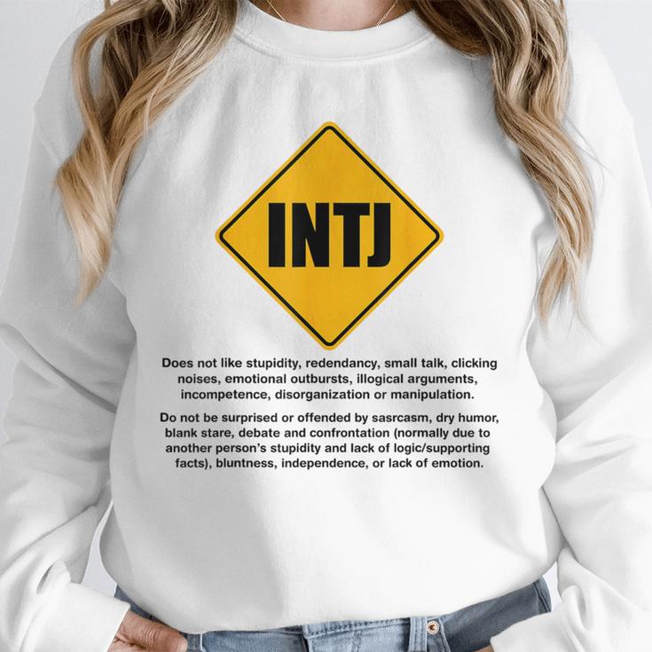 INTJ Warnings Architect Personality Type Introvert Unisex Sweatshirt INTJ Warnings Architect Personality Type Introvert Unisex Sweatshirt