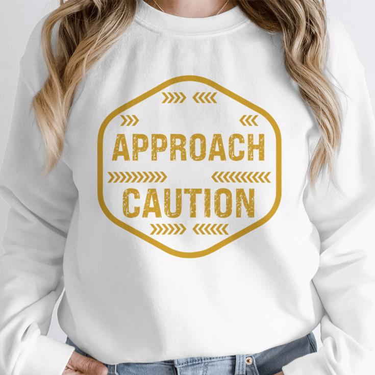 Introvert Approach With Caution For Introverted People Unisex Sweatshirt Introvert Approach With Caution For Introverted People Unisex Sweatshirt