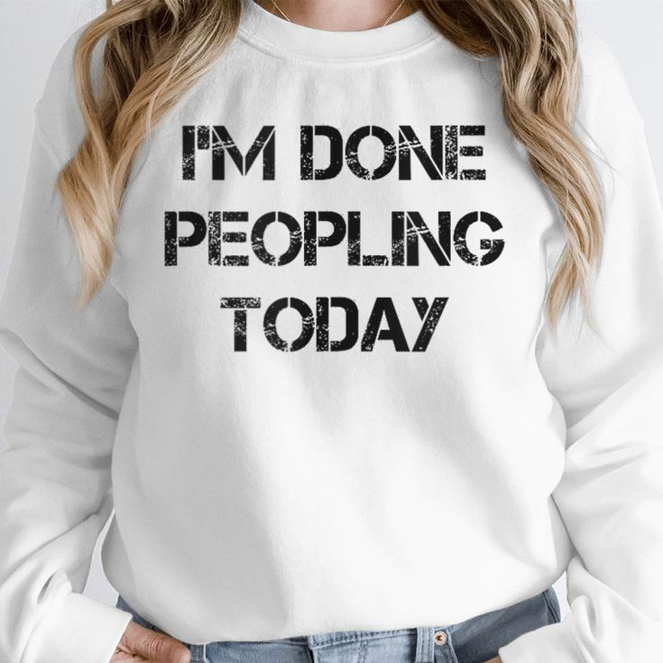 Introvert Design For Introverted Men And Women Unisex Sweatshirt