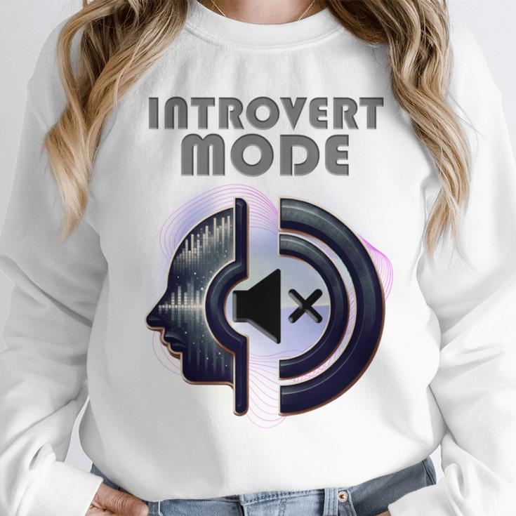 Introvert Mode Finding Inner Peace In Silence Unisex Sweatshirt Introvert Mode Finding Inner Peace In Silence Unisex Sweatshirt