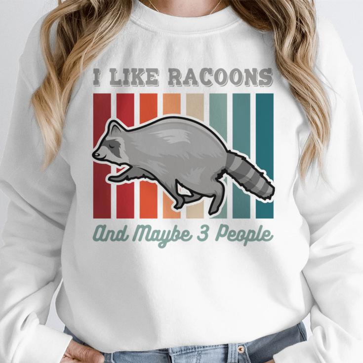 Introvert Raccoon Animal Lover Trash Panda Antisocial Retro Unisex Sweatshirt Introvert Raccoon Animal Lover Trash Panda Antisocial Retro Unisex Sweatshirt
