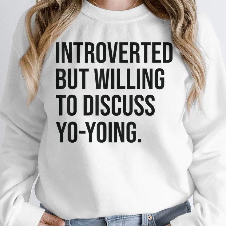 Introverted Yoyo Toy Player Yo-Yo Introvert Unisex Sweatshirt Introverted Yoyo Toy Player Yo-Yo Introvert Unisex Sweatshirt