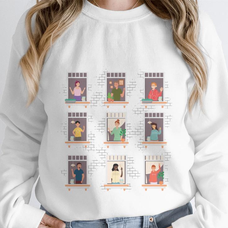 Introverts Unite Sarcastic Joke Humor Sarcasm Unisex Sweatshirt