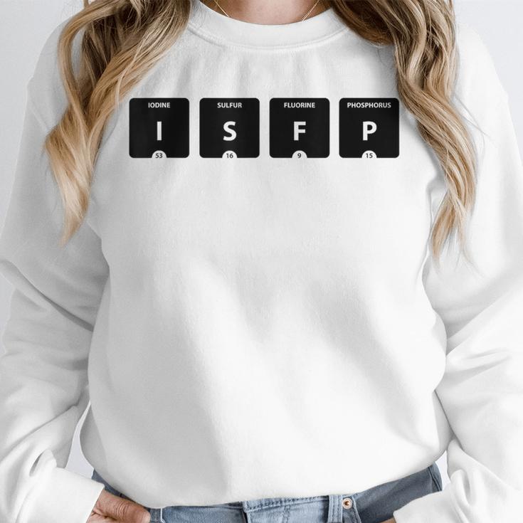 ISFP Adventurer Personality Type Periodic Table Introvert Unisex Sweatshirt
