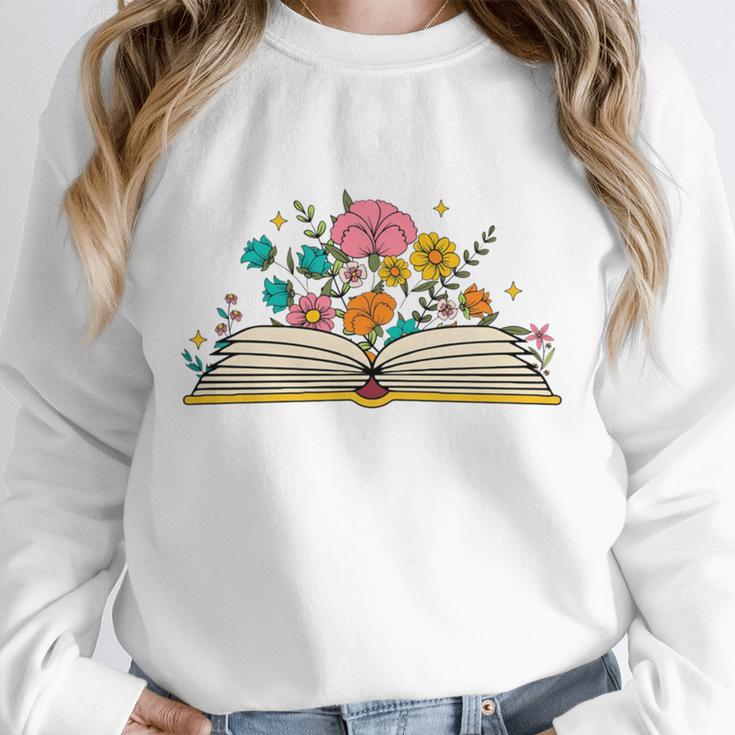 Its a Good Day To Read a Book Librarian Books Reading Floral Unisex Sweatshirt