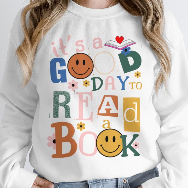 Its a Good Day To Read a Book Lovers Library Reading Women Unisex Sweatshirt