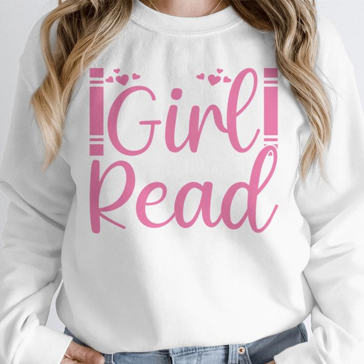 Just A Girl Who Loves To Read Book Lover Reading Books Unisex Sweatshirt