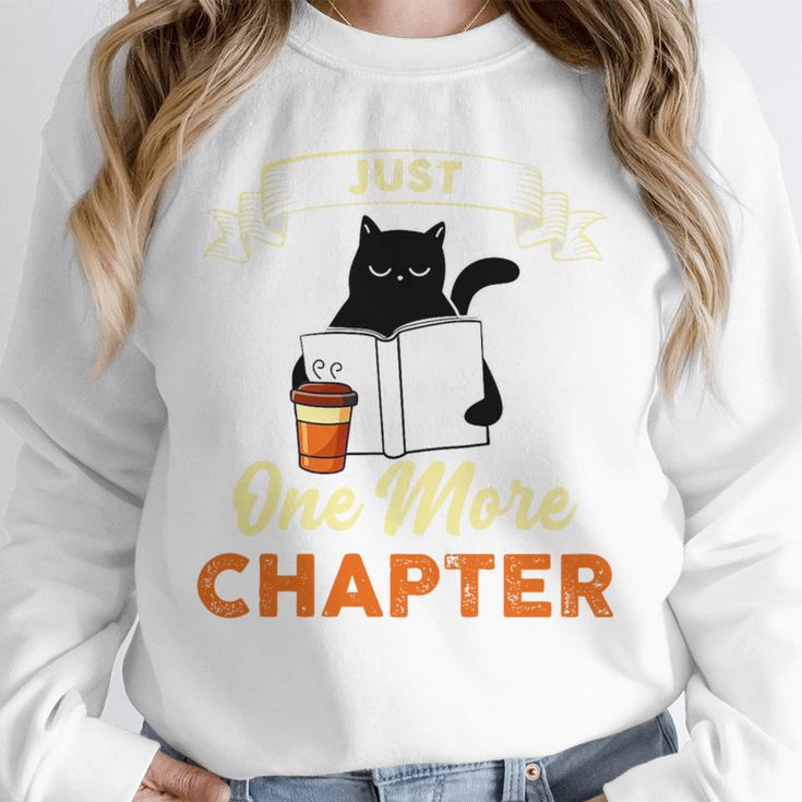 Just One More Chapter Fun Cat Coffee Reading Book Premium Tri-Blend Unisex Sweatshirt Just One More Chapter Fun Cat Coffee Reading Book Premium Tri-Blend Unisex Sweatshirt