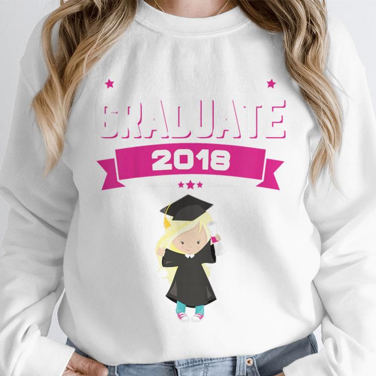 Kids Kindergarten Graduate 2018 Graduation Girls Unisex Sweatshirt