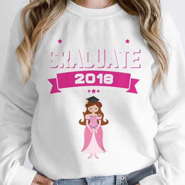 Kids Princess Girl Preschool Graduate 2018 Graduation Pre-K Unisex Sweatshirt