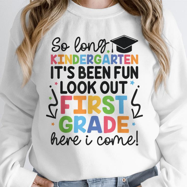 Kindergarten Graduation Graduate 1st Grade Here I Come Kids Unisex Sweatshirt
