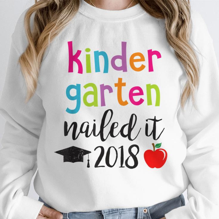 Kindergarten Nailed It 2018 Class Graduation T-Shirt Unisex Sweatshirt