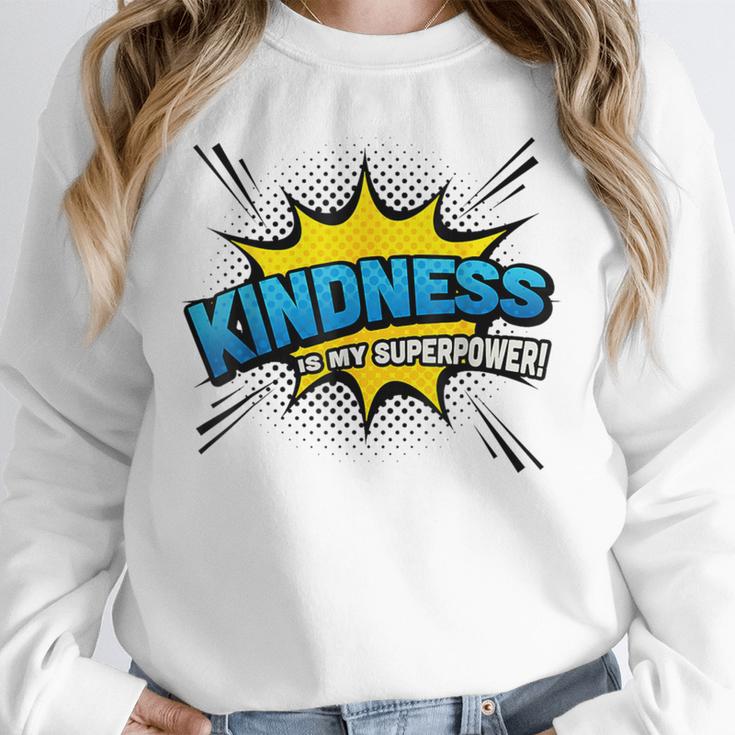 Kindness Is My Superpower Retro Comic Book T-Shirt Unisex Sweatshirt