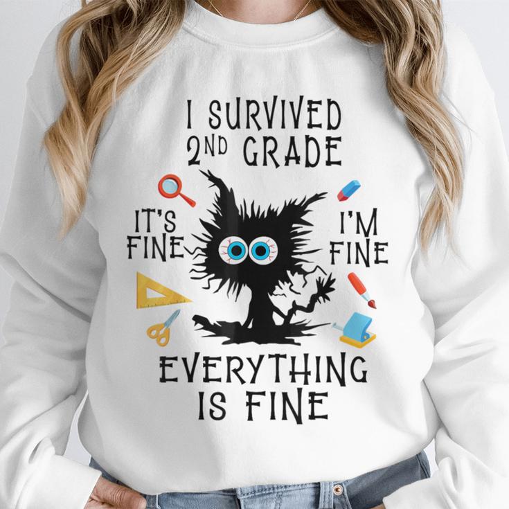 Last Day Of School Student Graduation I Survived 2nd Grade Unisex Sweatshirt