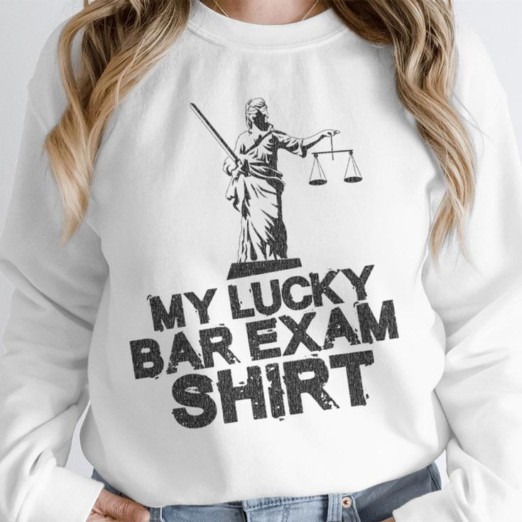 Law School Graduation My Lucky Bar Exam Shirt Lawyer Unisex Sweatshirt