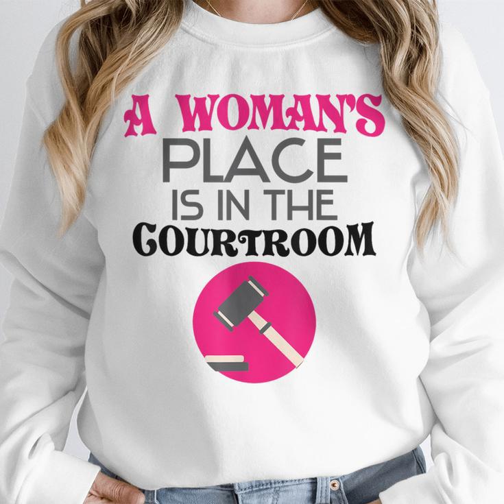 Lawyer Attorney Law School Graduation Female Women Unisex Sweatshirt