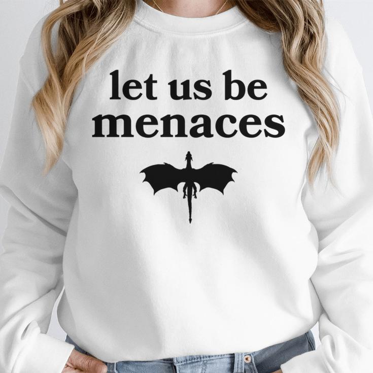 Let Us Be Menaces Dragon Book Lover Unisex Sweatshirt