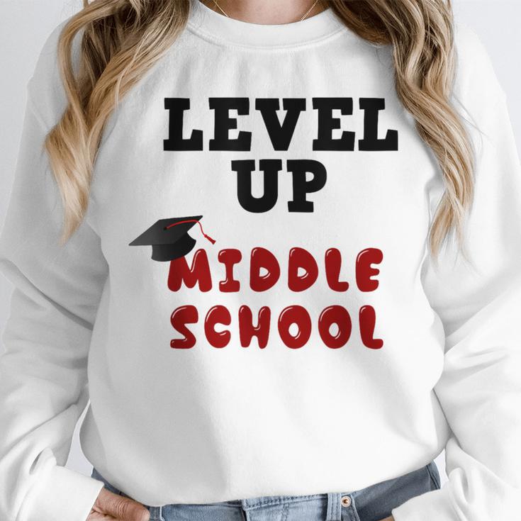 Level Up Middle School 5th Grade Graduation Unisex Sweatshirt