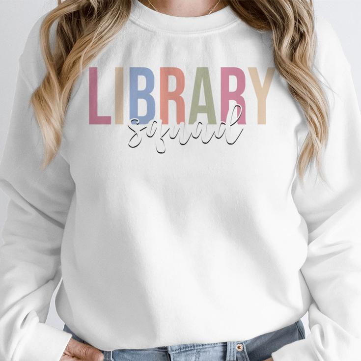 Library Squad Librarian Book Lover Bookworm Unisex Sweatshirt