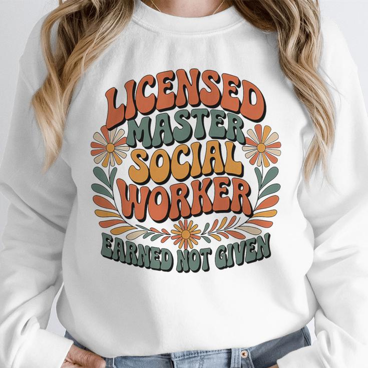 Licensed Social Worker Masters MSW LMSW Graduation 2026 Premium Tri-Blend Unisex Sweatshirt