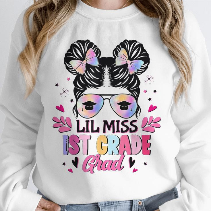 Lil Miss 1st Grade Grad Graduation Last Day Of 1st Grade Unisex Sweatshirt