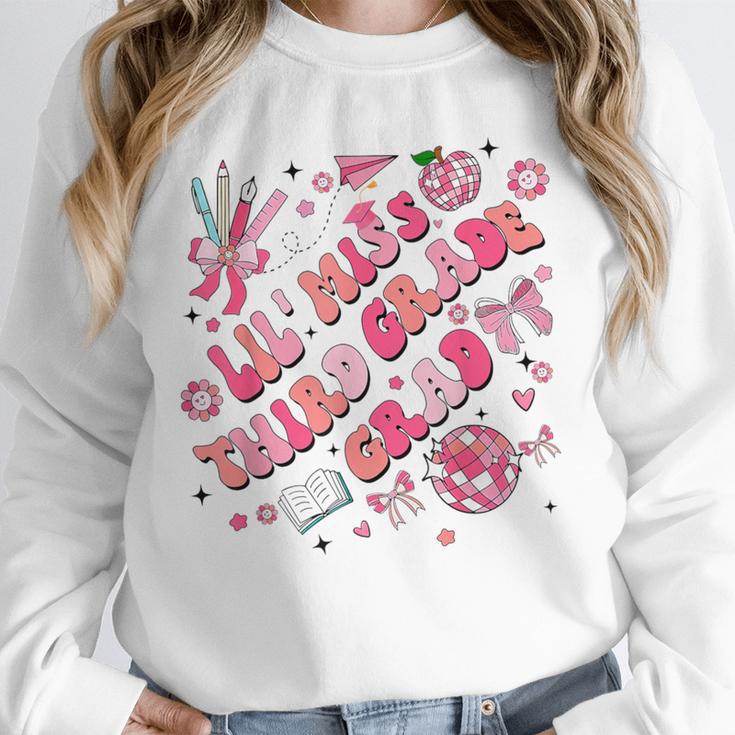 Lil Miss Third 3rd Grade Grad Graduation Last Day Girls Kid Unisex Sweatshirt