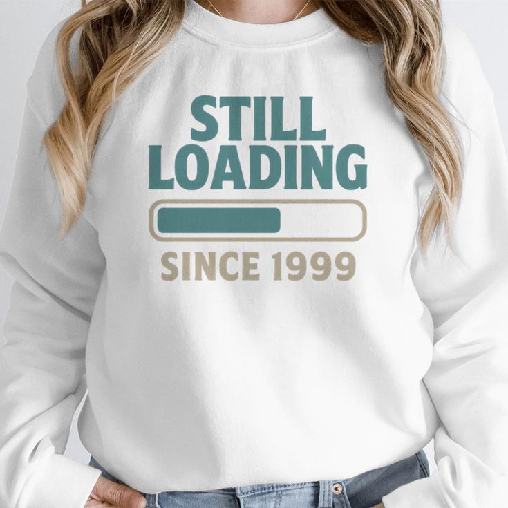 Still Loading Since 1999 Retro Tech Nostalgia Premium Tri-Blend Unisex Sweatshirt