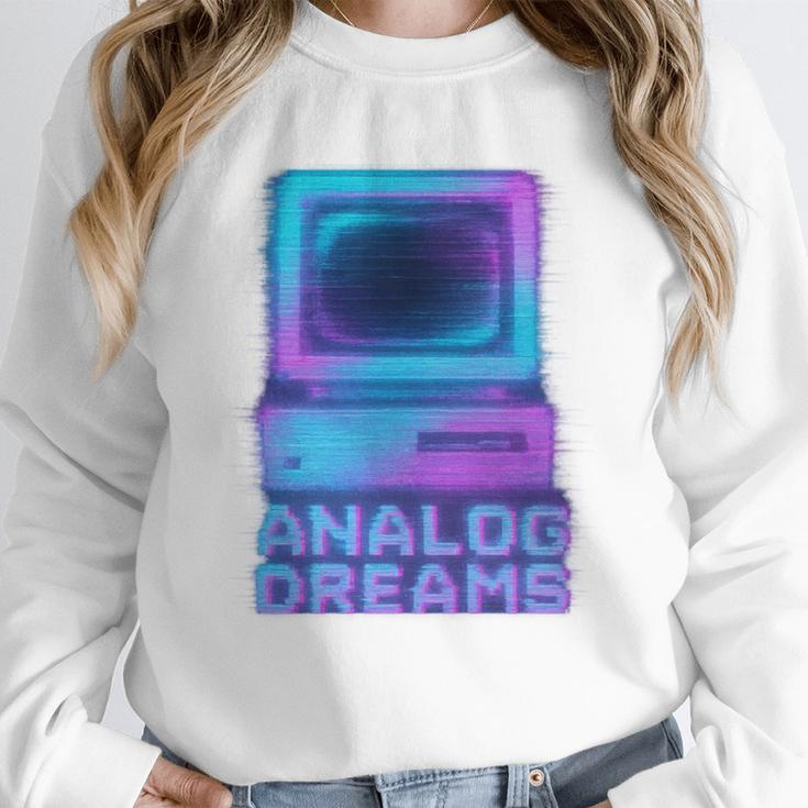 Lofi Reverie Analog Dreams Pixel 90s Desktop VHS Nostalgia Unisex Sweatshirt