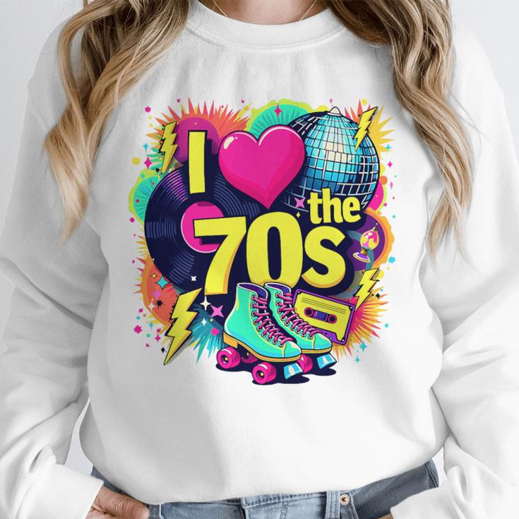 I Love The 70s Retro Cassette Roller Vinyl Nostalgia Vibes Premium Tri-Blend Unisex Sweatshirt I Love The 70s Retro Cassette Roller Vinyl Nostalgia Vibes Premium Tri-Blend Unisex Sweatshirt