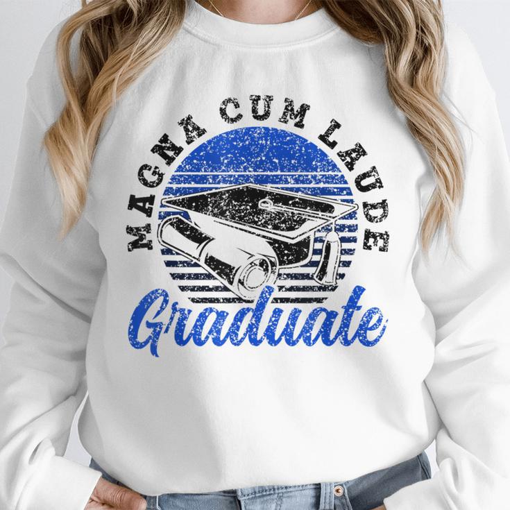 Magna Cum Laude Graduate Graduation Graduates Family Unisex Sweatshirt