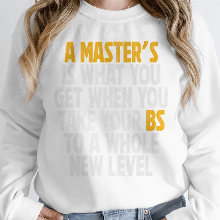 Master Degree When You Take Bs To New Level Graduation Premium Unisex Sweatshirt