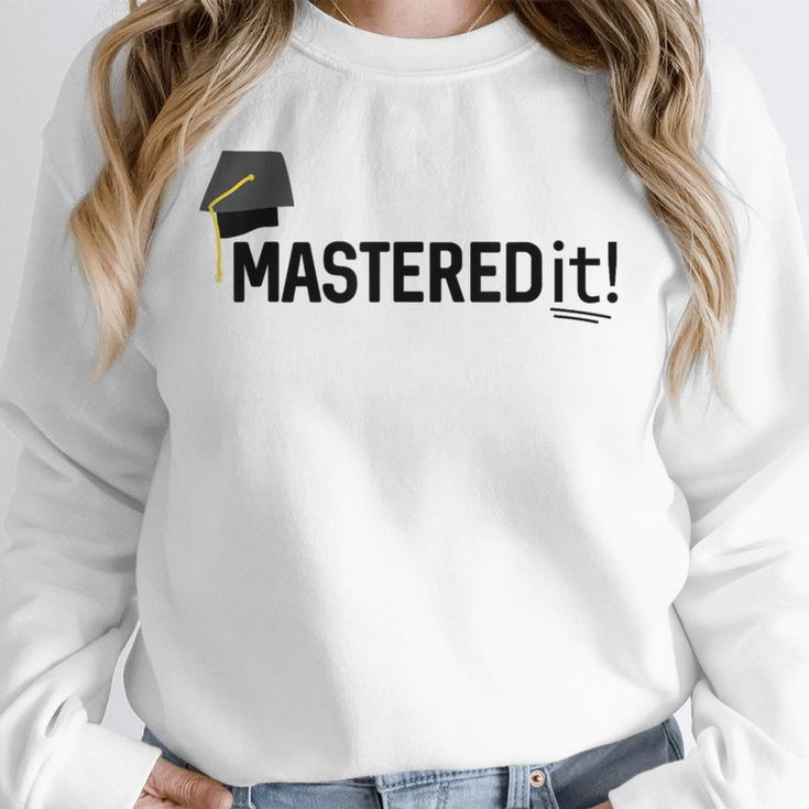 Masters Degree Graduation For Him Her Diploma T-Shirt Unisex Sweatshirt