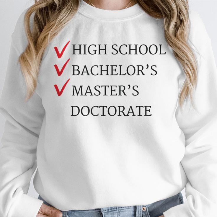 Master's Degree Graduation Graduate Unisex Sweatshirt