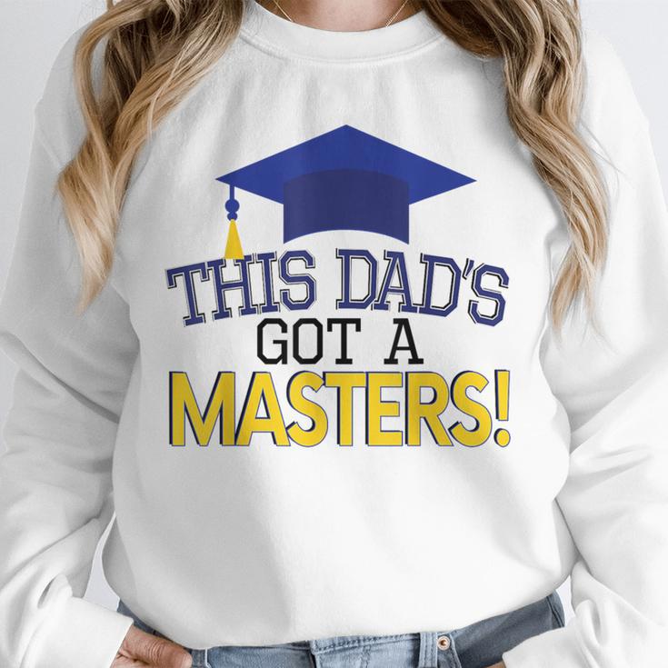 Masters Degree Proud Dad Graduation Shirt MBA Social Work Unisex Sweatshirt