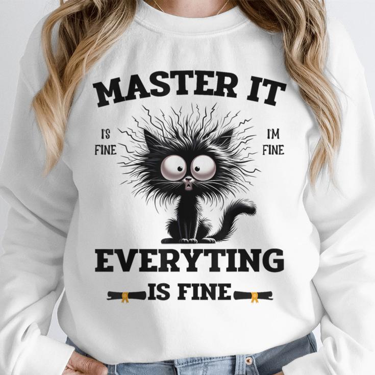 Masters Mastered It Graduate Master Degree Graduation Unisex Sweatshirt