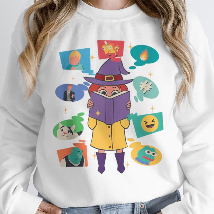 Meme Magic Introvert Anti People Social Media Meme Lovers Unisex Sweatshirt Meme Magic Introvert Anti People Social Media Meme Lovers Unisex Sweatshirt