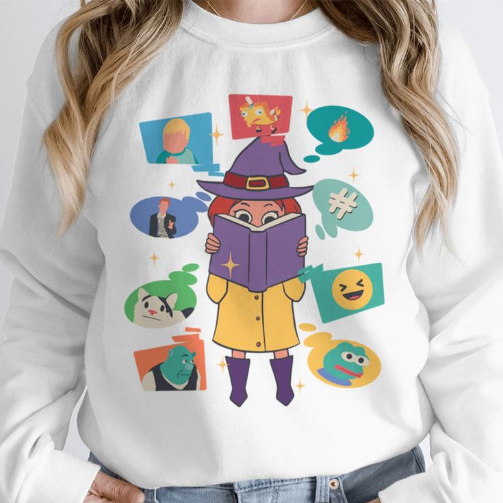 Meme Magic Introvert Anti People Social Media Meme Lovers Unisex Sweatshirt Meme Magic Introvert Anti People Social Media Meme Lovers Unisex Sweatshirt