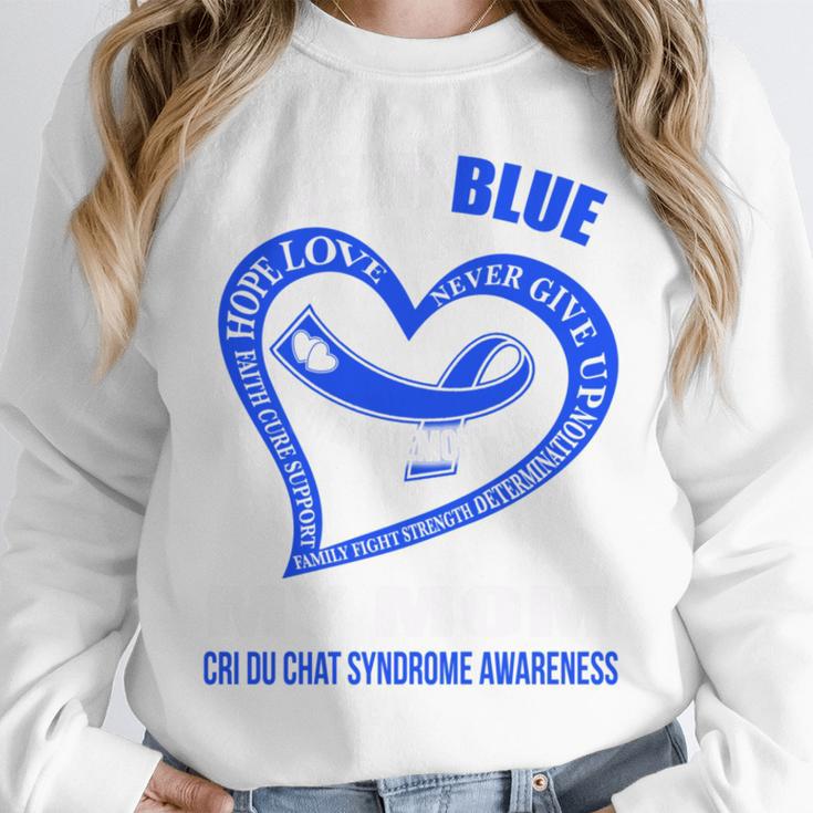In My Memory Of My Mom CRI DU CHAT SYNDROME AWARENESS Unisex Sweatshirt In My Memory Of My Mom CRI DU CHAT SYNDROME AWARENESS Unisex Sweatshirt