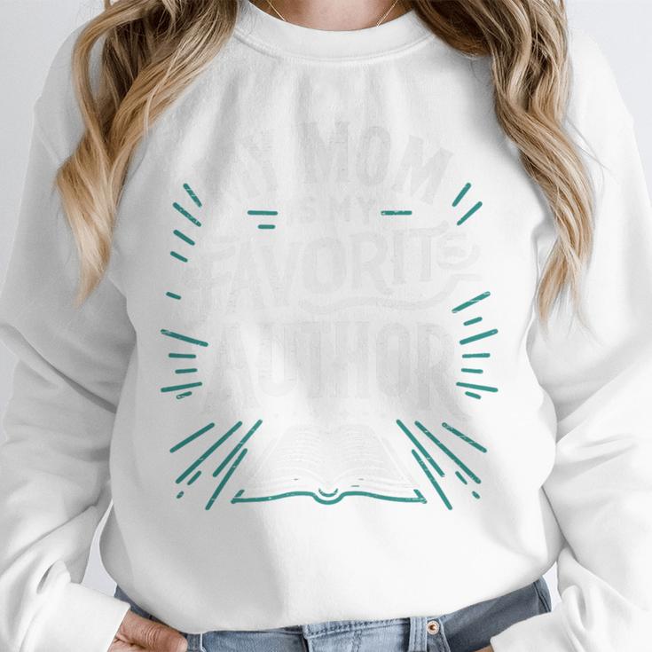 My Mom Is My Favorite Author Book Lover Premium Unisex Sweatshirt