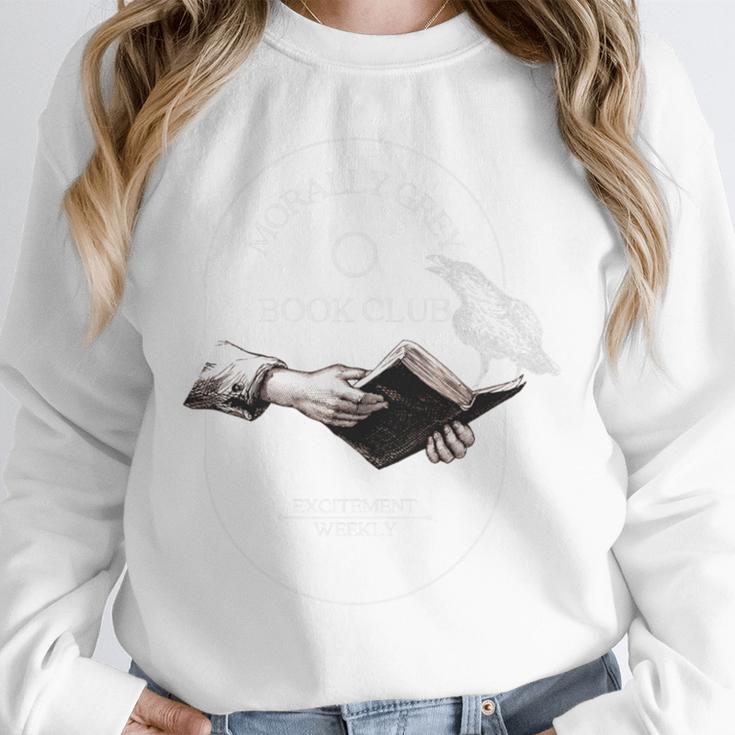 In My Morally Grey Book Club Era Adult Romance Novel Lover Unisex Sweatshirt In My Morally Grey Book Club Era Adult Romance Novel Lover Unisex Sweatshirt