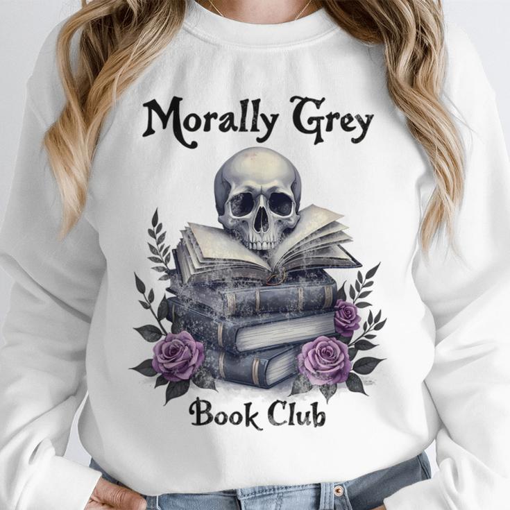 Morally Grey Book Club Gothic Vintage Style Unisex Sweatshirt