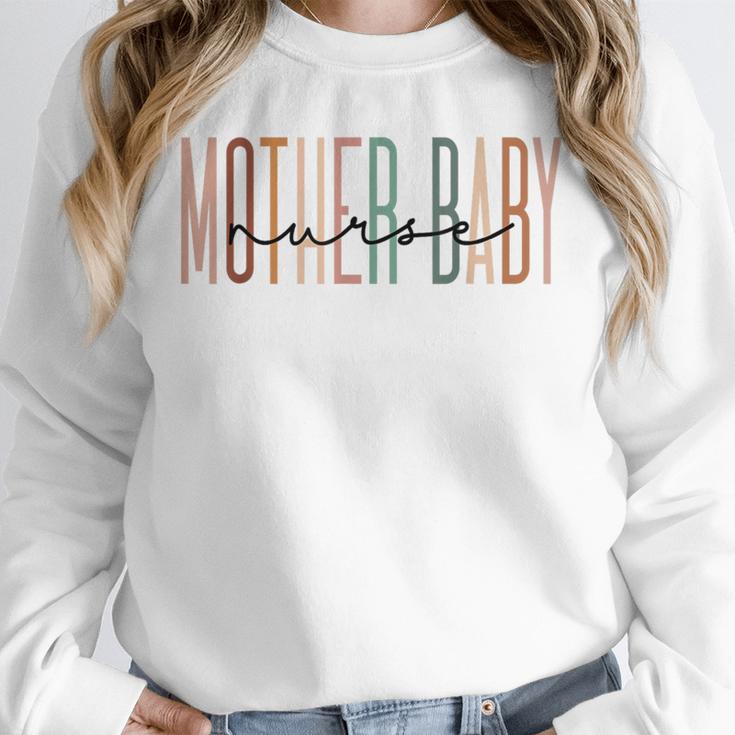Mother Baby Nurse Postpartum Mom Baby Nursing Graduation Unisex Sweatshirt
