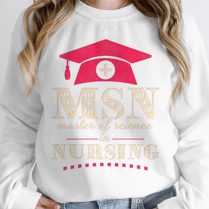Msn Master Of Science In Nursing College Graduation Premium Tri-Blend Unisex Sweatshirt
