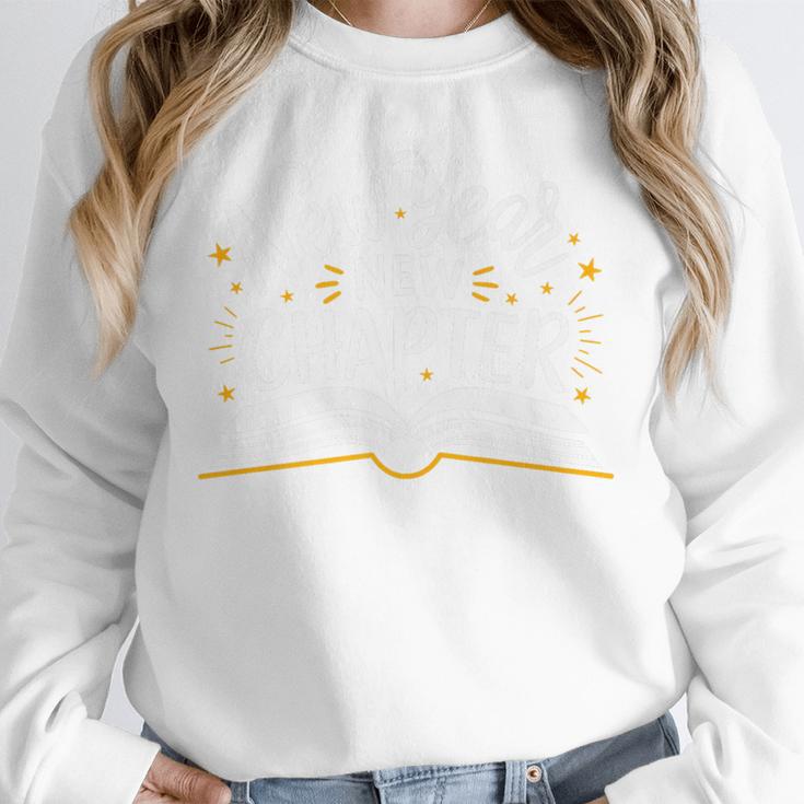New Year New Chapter Happy New Year 2025 Book Premium Unisex Sweatshirt