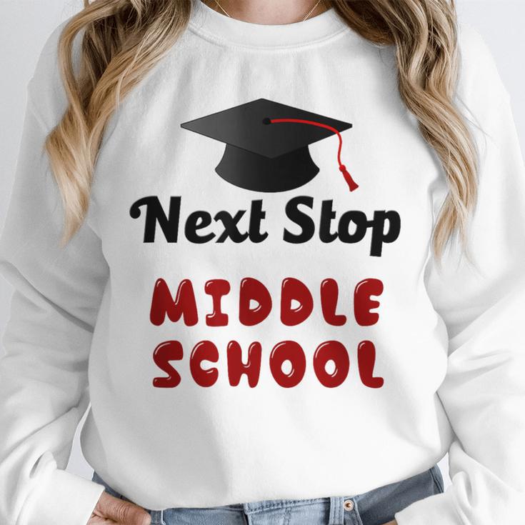 Next Stop Middle School Graduation Unisex Sweatshirt