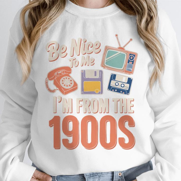 Be Nice To Me I'm From The 1900s Premium Unisex Sweatshirt
