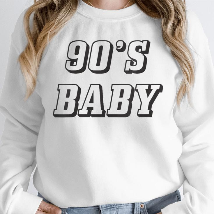 Nineties Era Nostalgia Lover Retro Born 90s Baby Vibes Unisex Sweatshirt